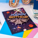 Galactic Birthday Pop-Up Card