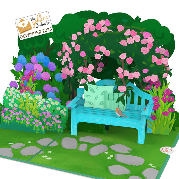 Garden with flowers Pop-Up Card