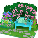 Garden with flowers Pop-Up Card