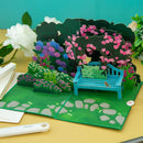 Garden with flowers Pop-Up Card