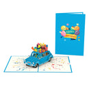 Birthday car Pop-Up Card
