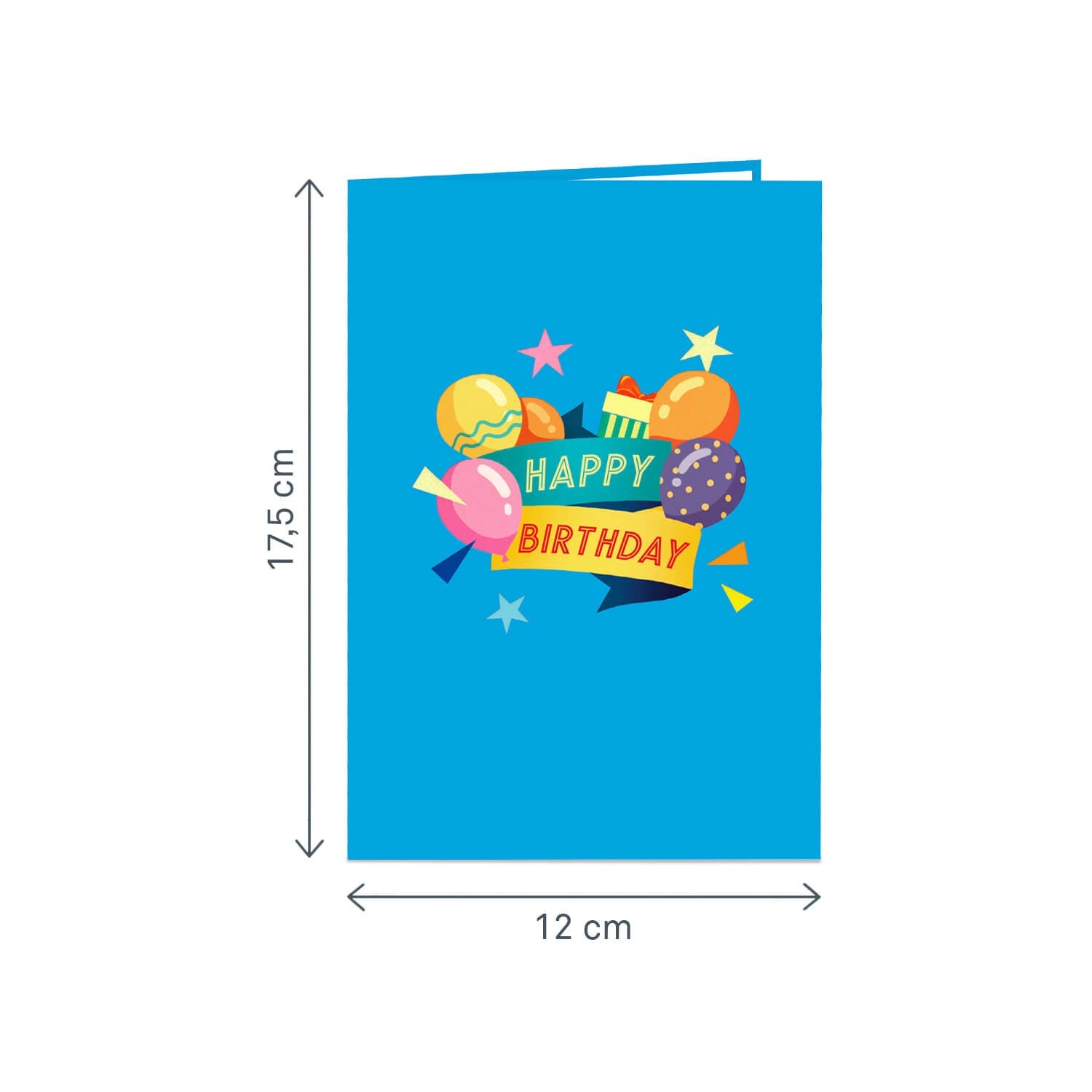 Birthday car Pop-Up Card