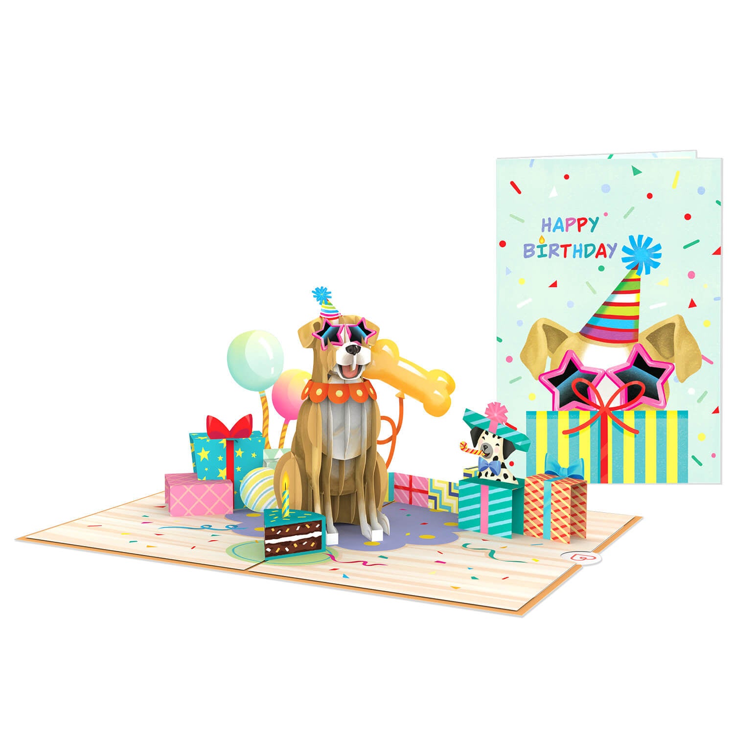 Birthday Dog Pop-Up Card