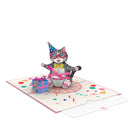 Birthday cat Pop-Up Card