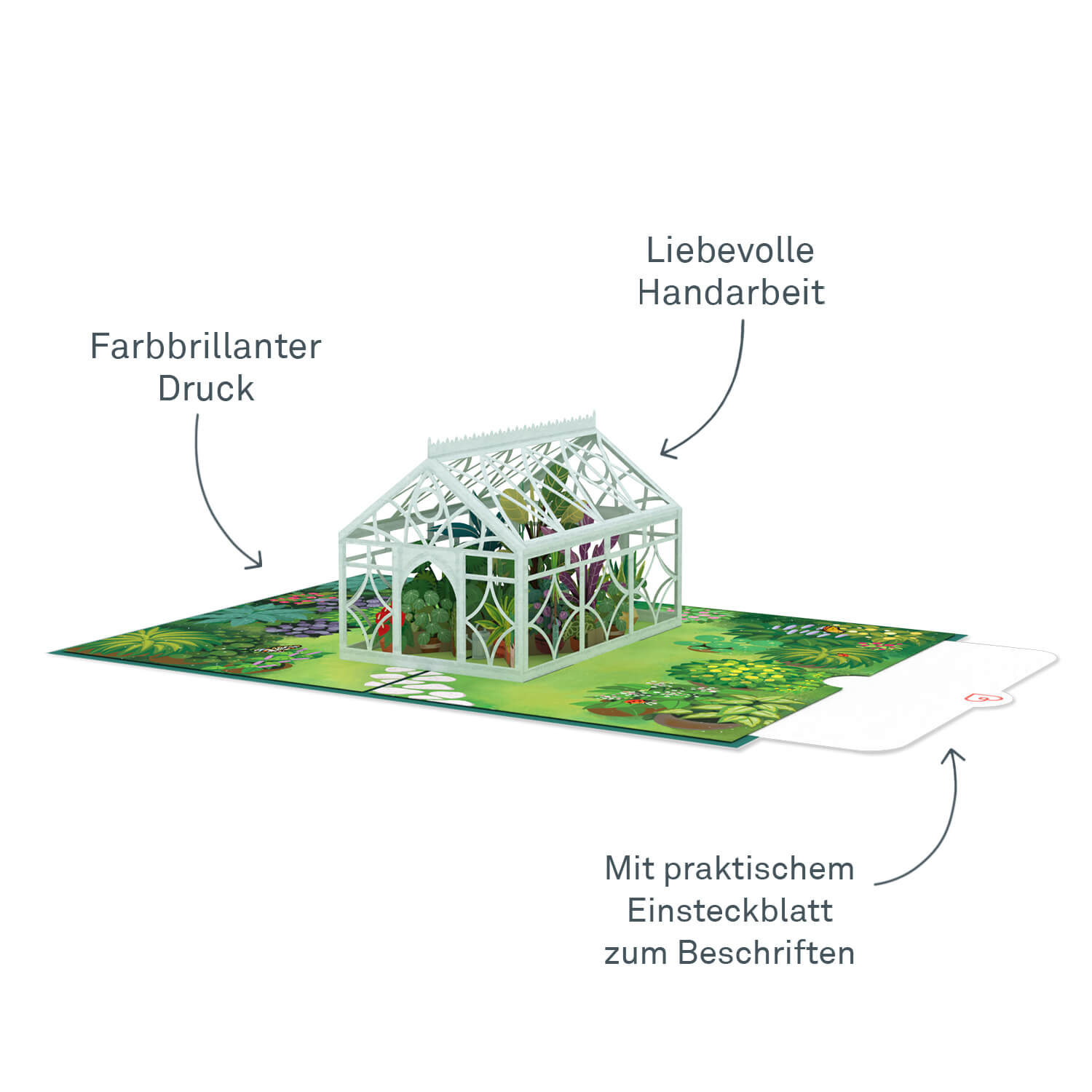Greenhouse Pop-Up Card