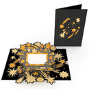 Goldenes Ticket Pop-Up Karte