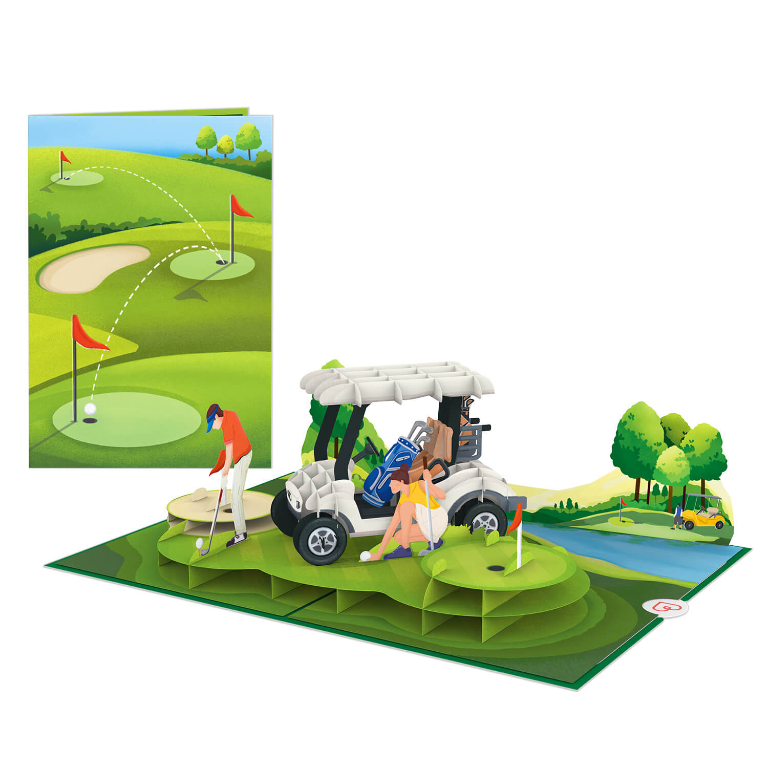 Golf Pop-Up Card