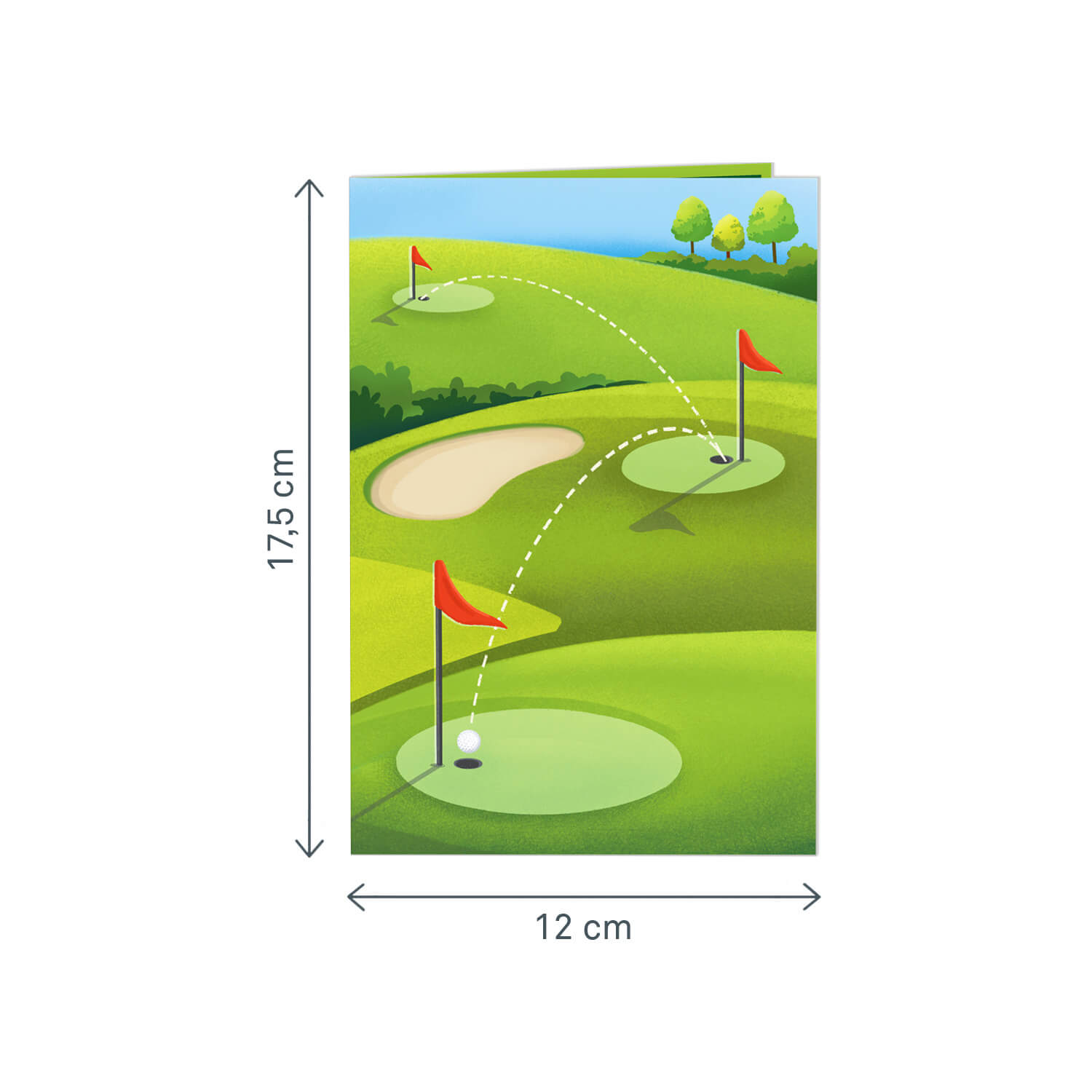 Golf Pop-Up Card