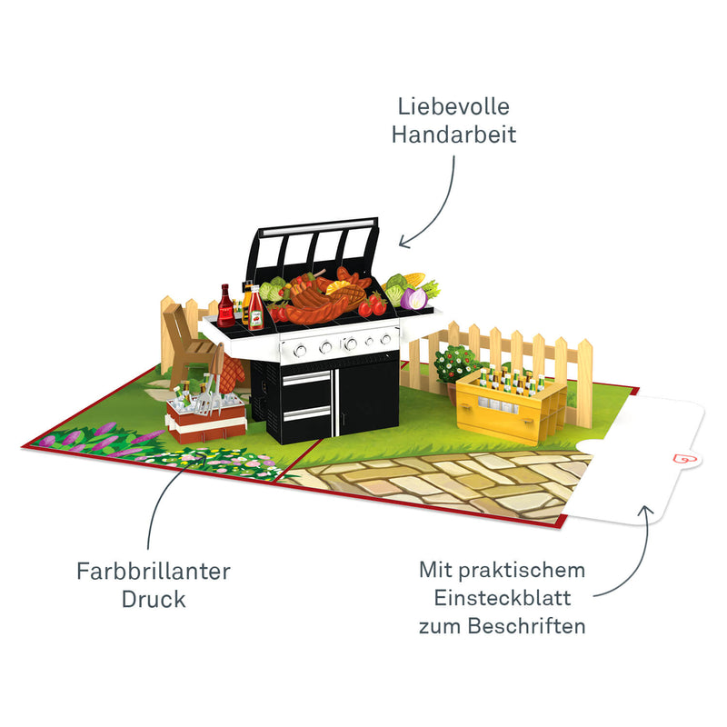 Gas grill Pop-Up Card