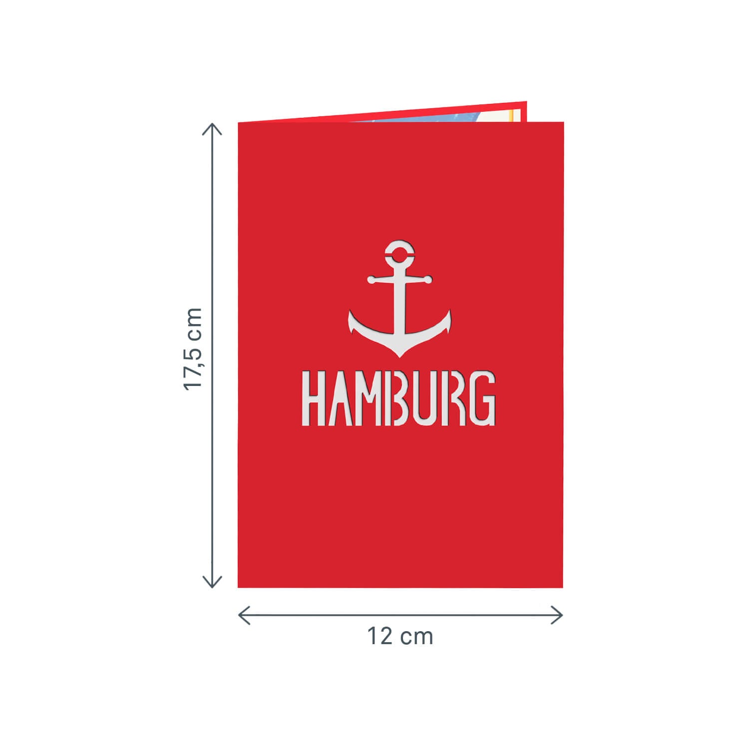 Hamburg Pop-Up Card