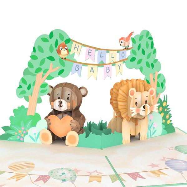 Hello Baby Pop-Up Card