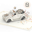 XXL wedding car Pop-Up Card