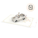 XXL wedding car Pop-Up Card