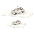 XXL wedding car Pop-Up Card