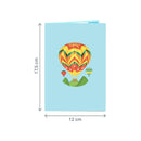 Heißluftballon Pop-Up Karte