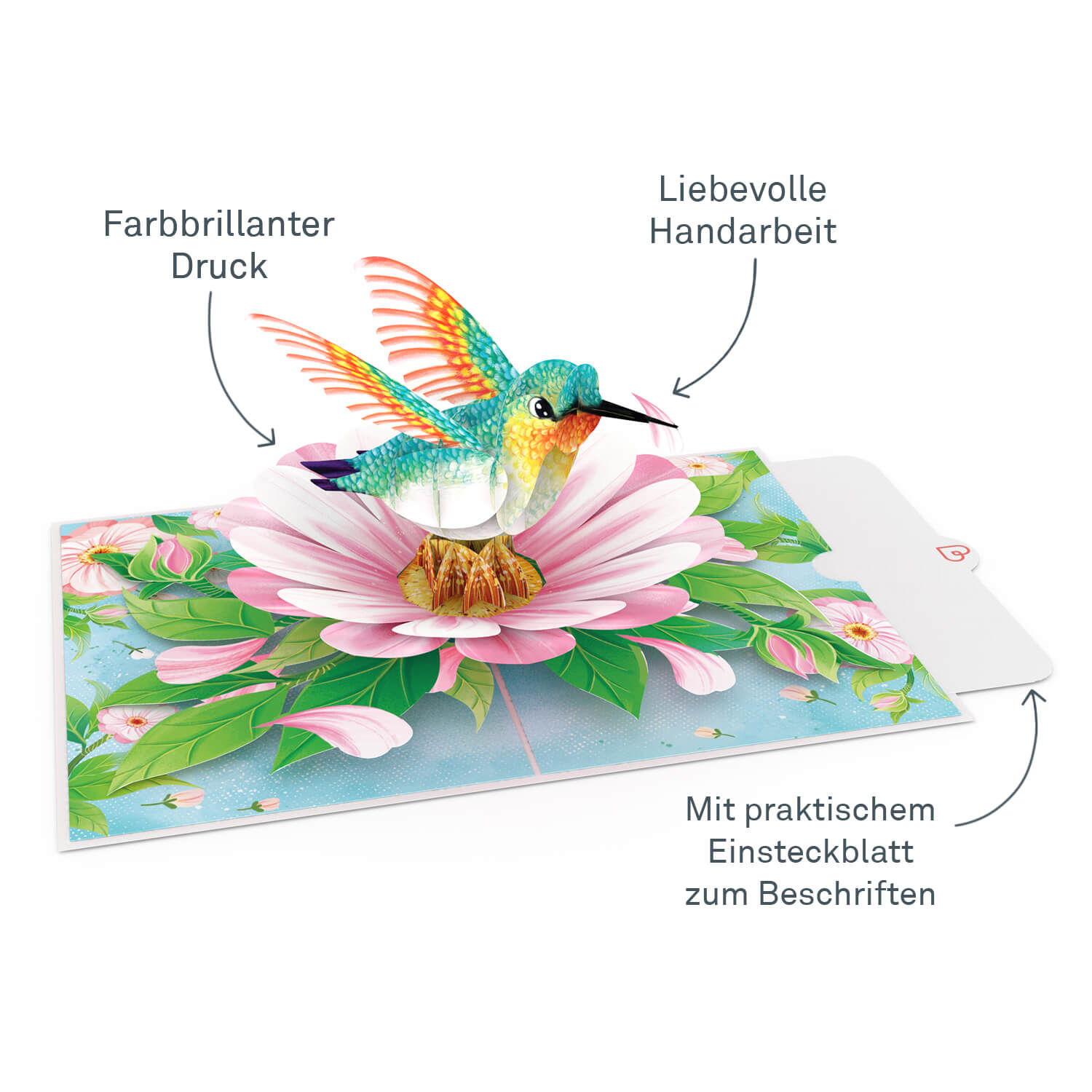 Hummingbird Pop-Up Card