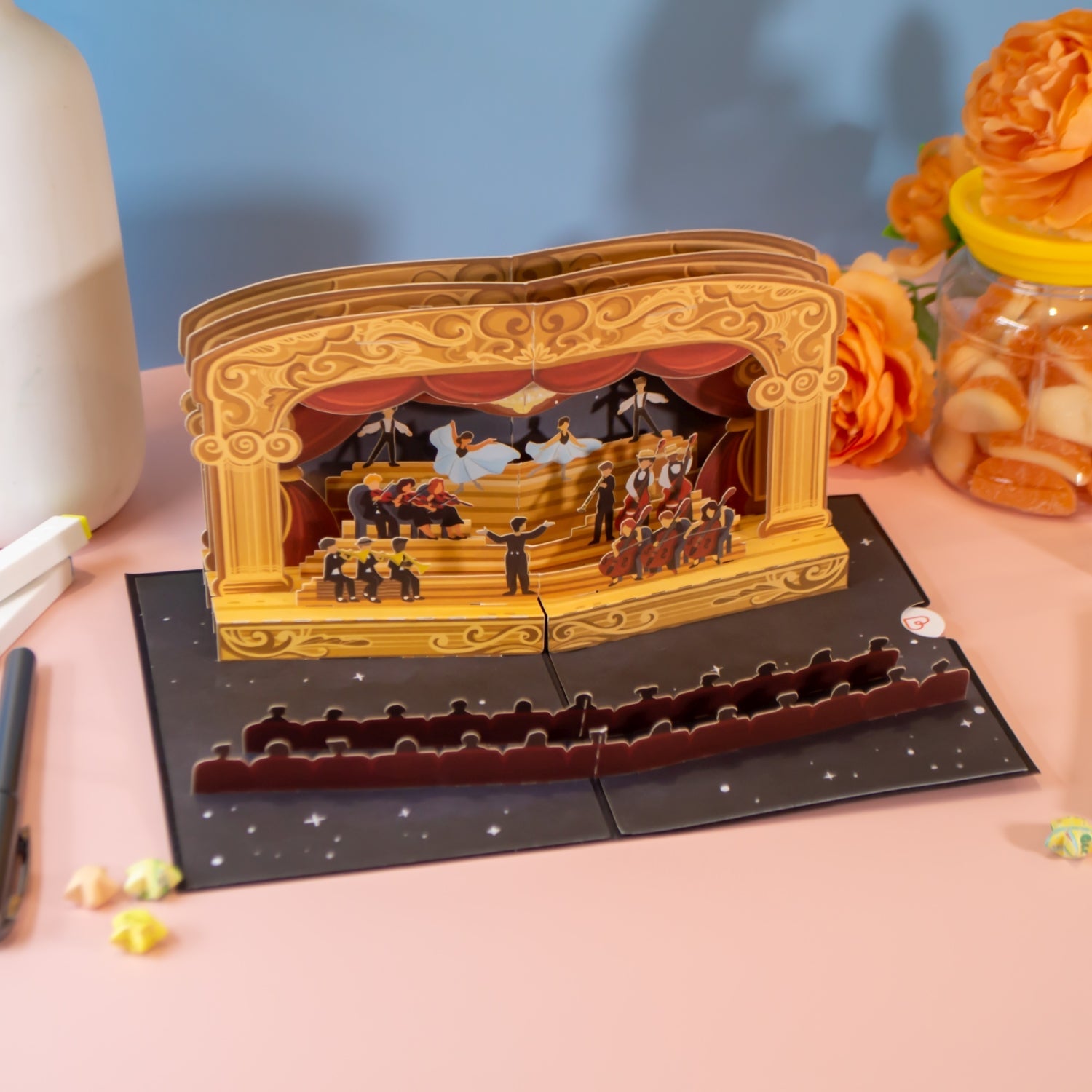 Theater Pop-Up Card