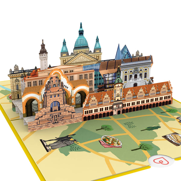 Leipzig Pop-Up Card