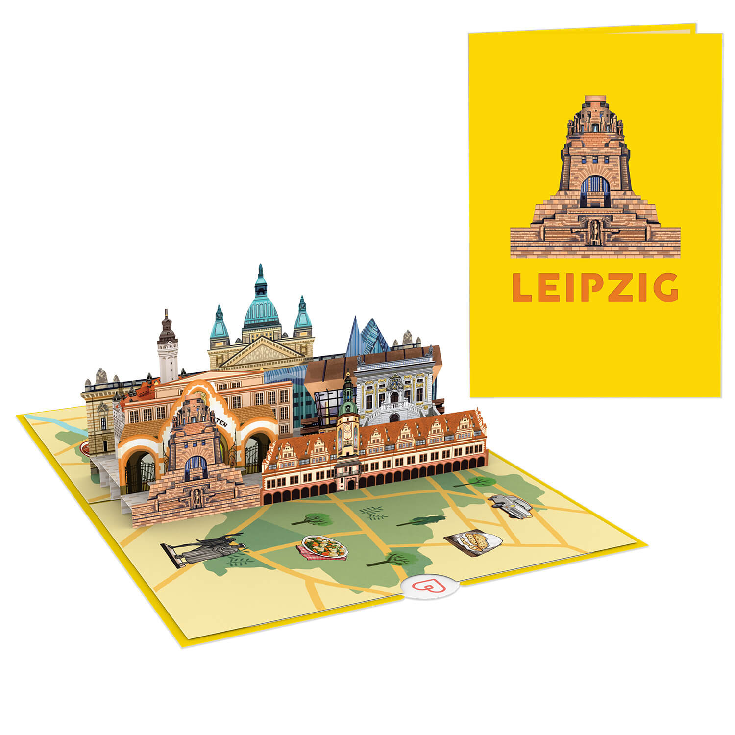 Leipzig Pop-Up Card