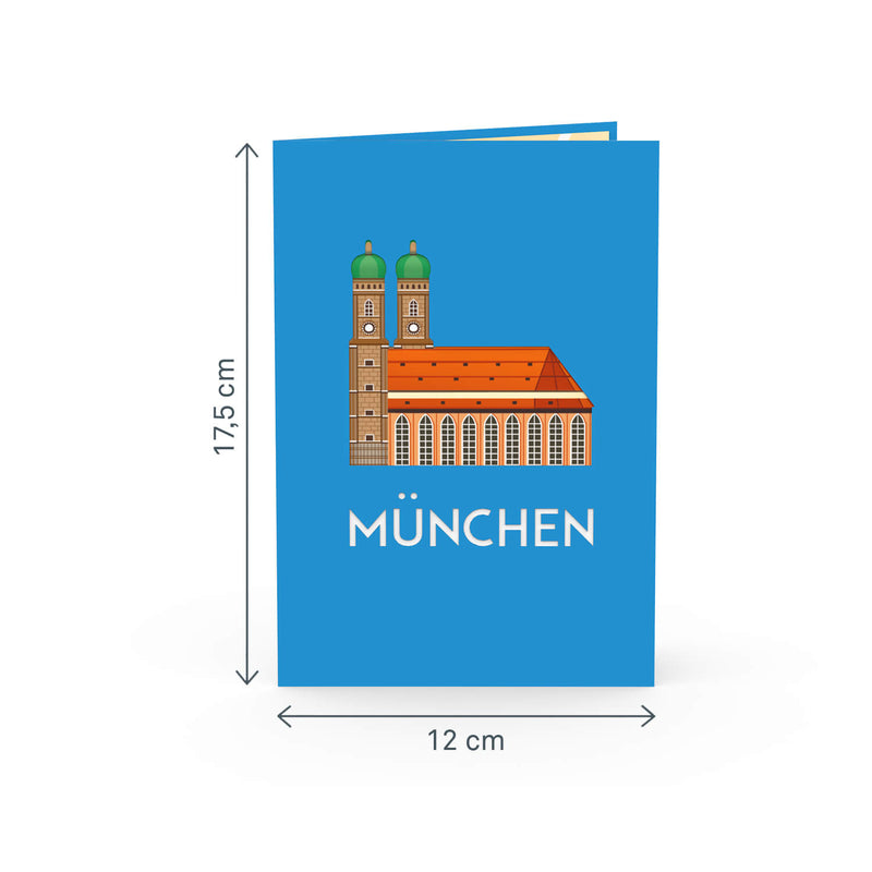 München Pop-Up Karte