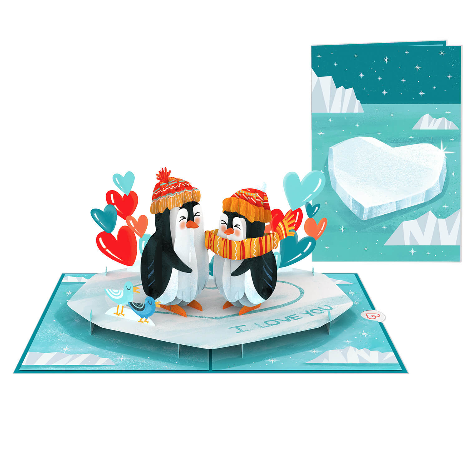 Penguin Love Pop-Up Card