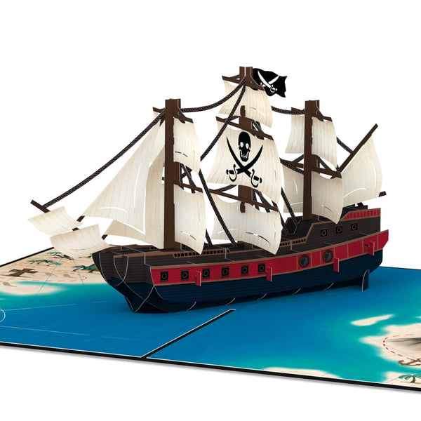 Pirate ship Pop-Up Card