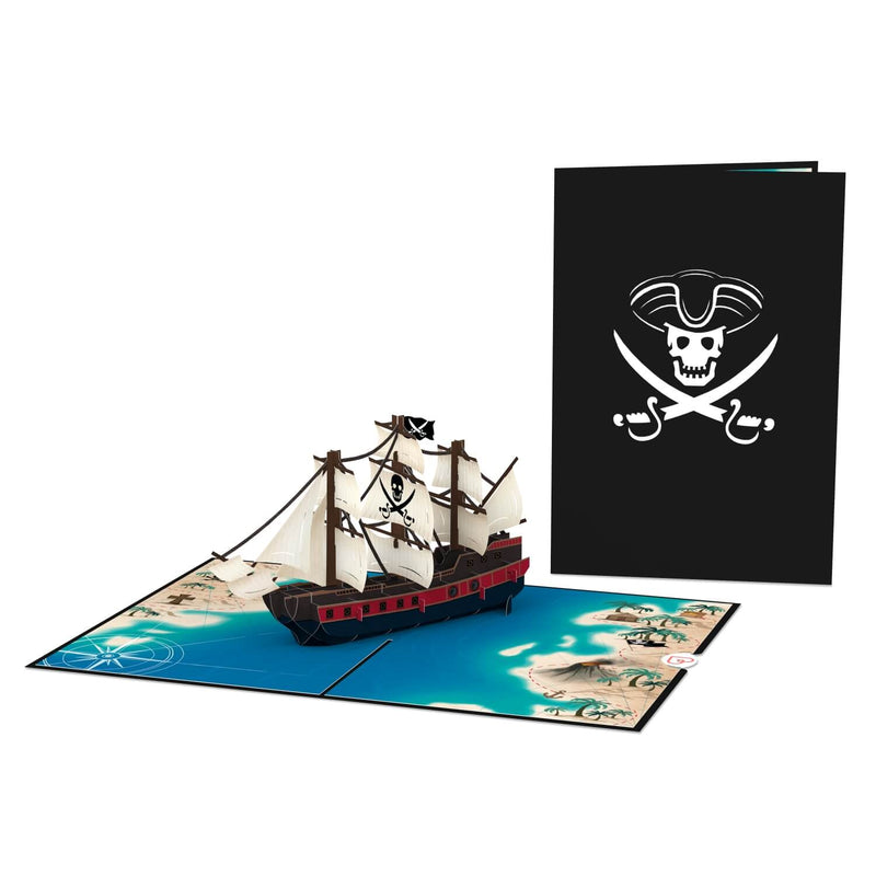 Pirate ship Pop-Up Card