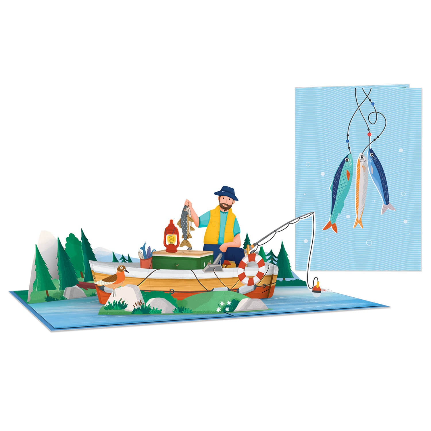 Angler Pop-Up Card