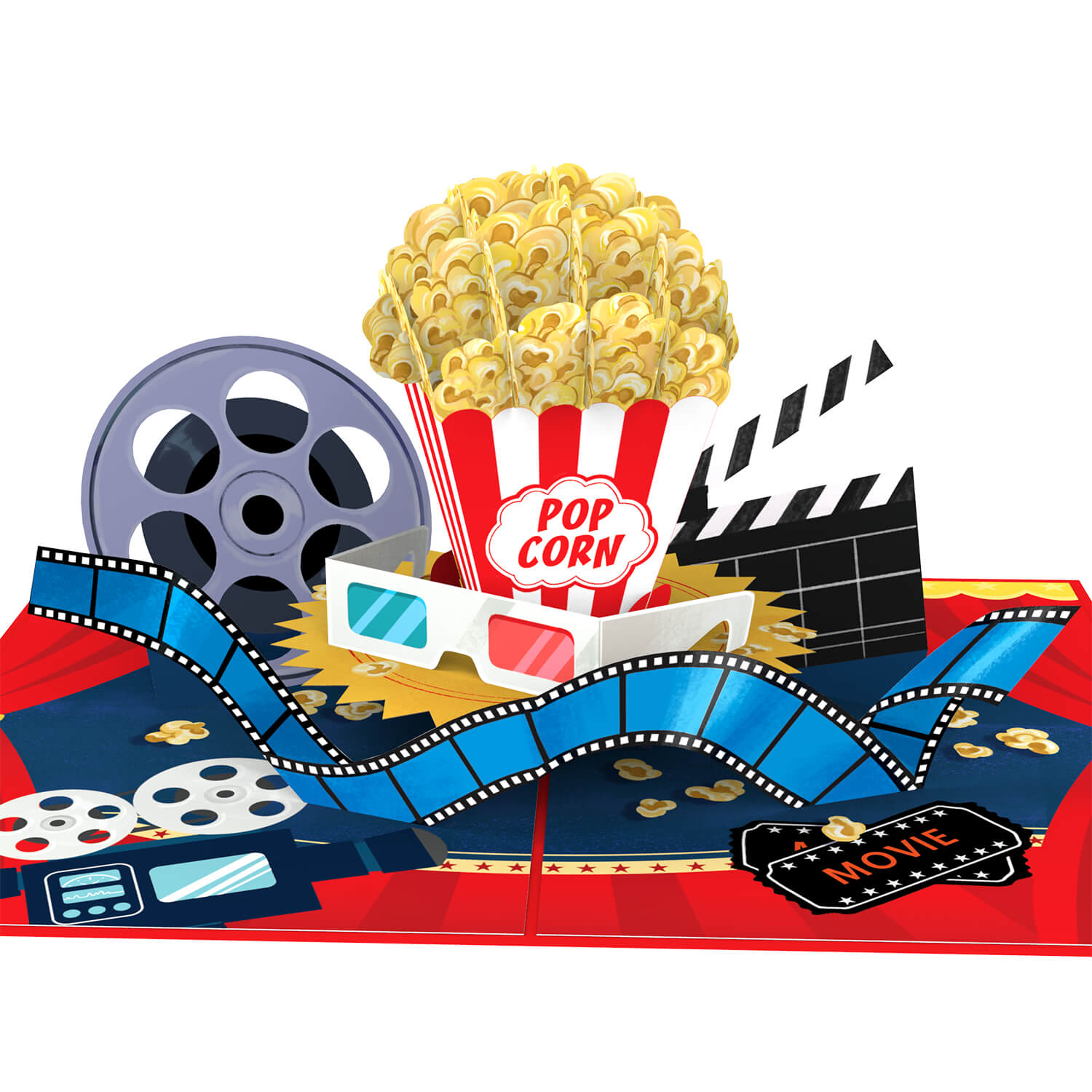 Popcorn Pop-Up Card