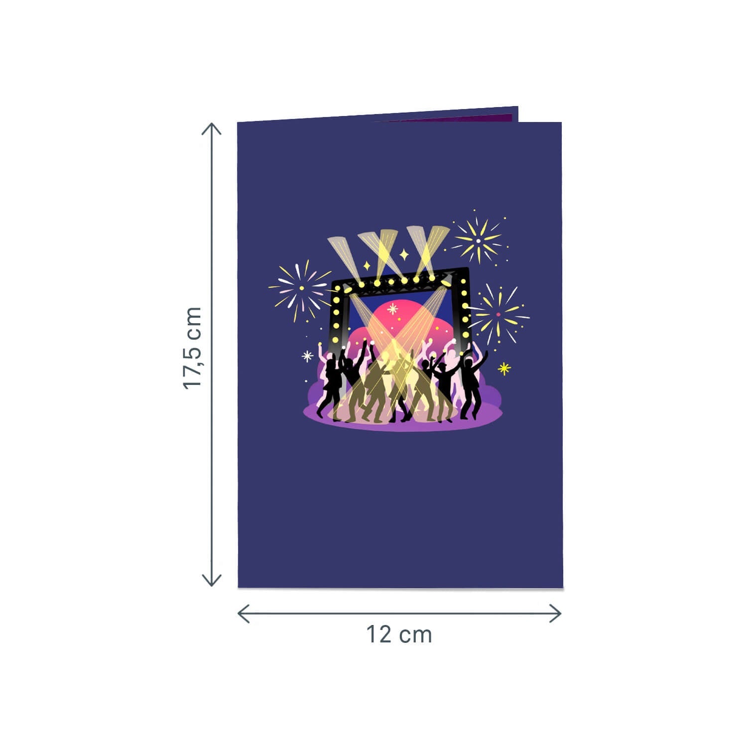 Pop Concert Pop-Up Card