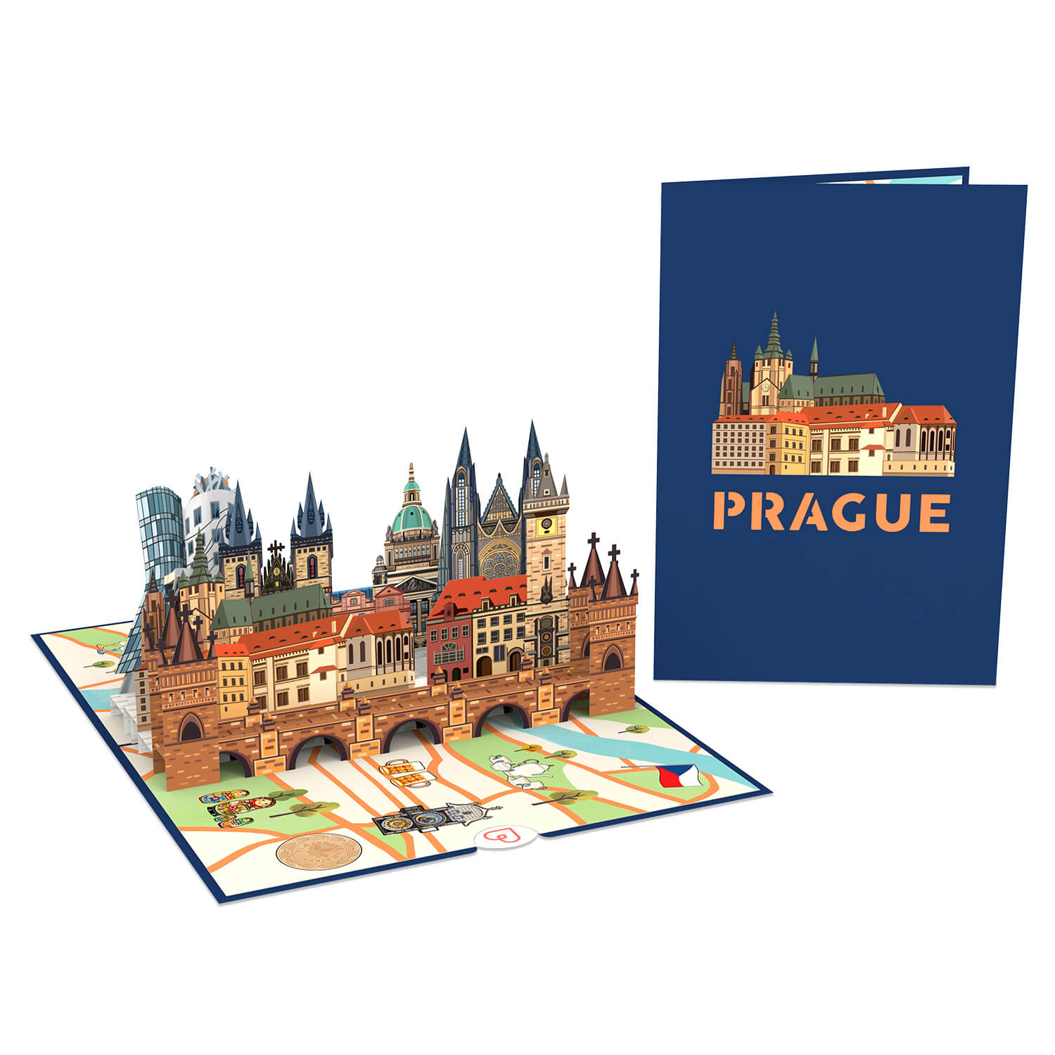 Prague Pop-Up Card