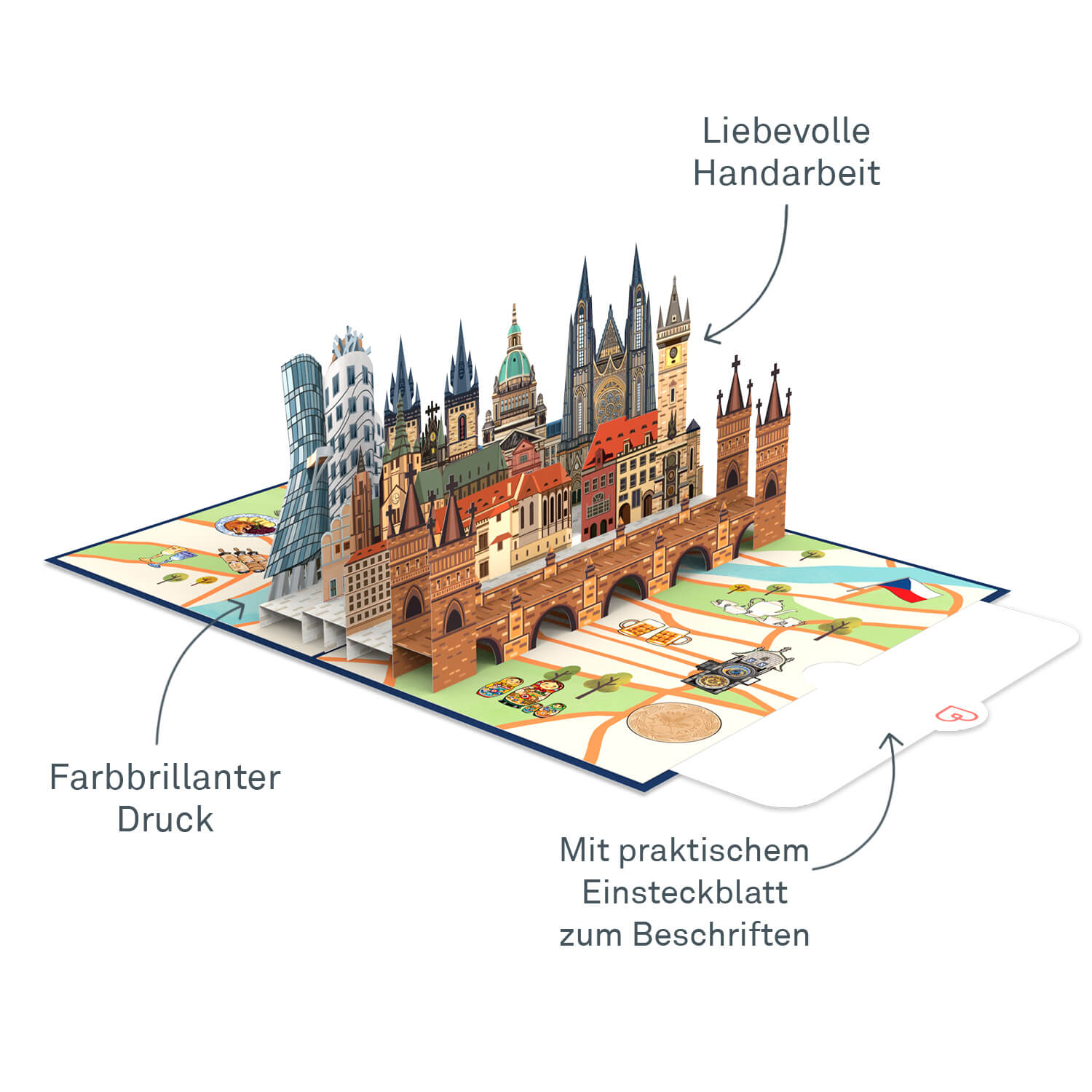 Prague Pop-Up Card