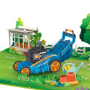 Rasenmäher Pop-Up Karte