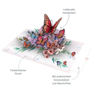 Butterflies on flowers Pop-Up Card