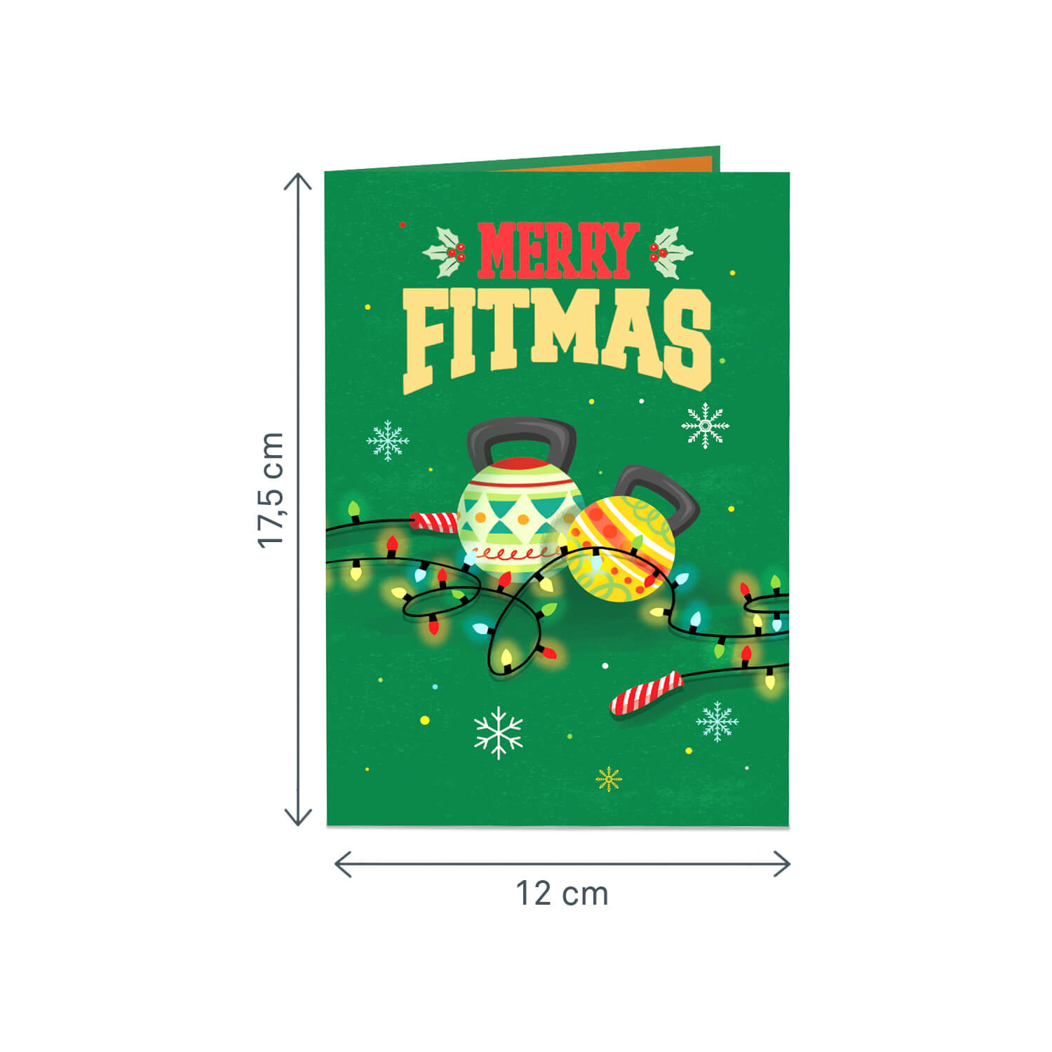 Merry Fitmas Pop-Up Card
