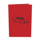 Sports car Pop-Up Card