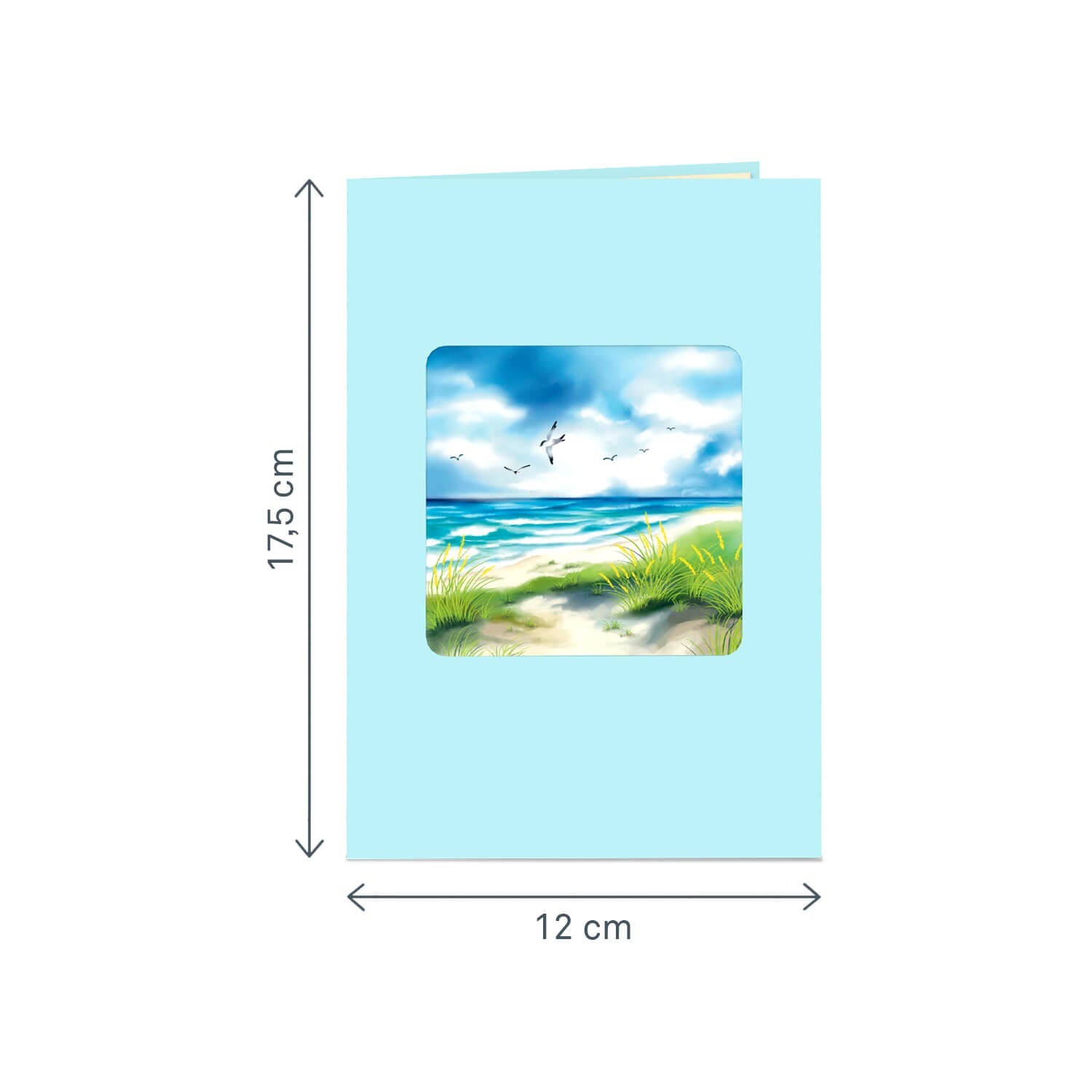 Beach Chair Pop-Up Card