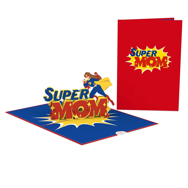 Super Mom Pop-Up Karte