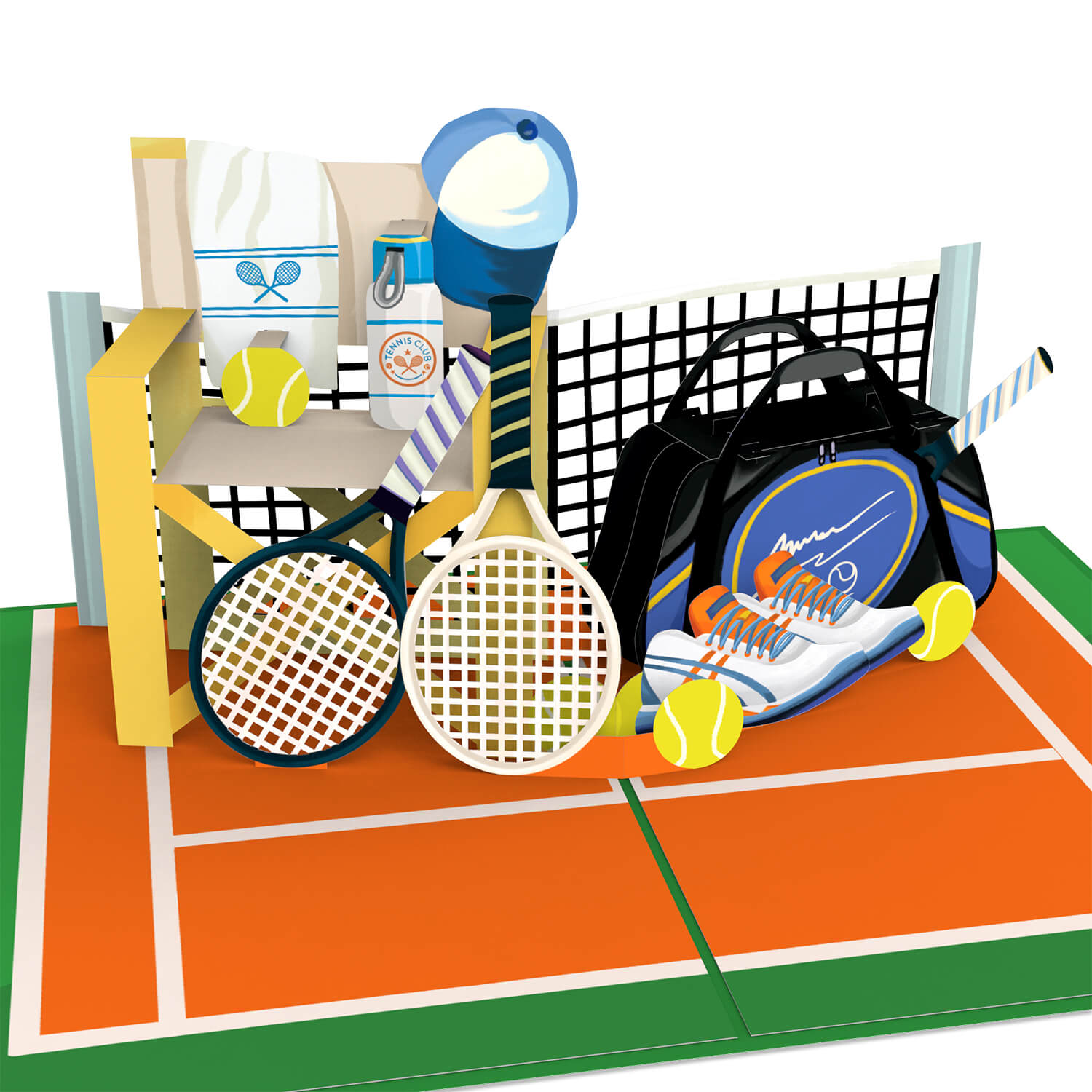 Tennis Pop-Up Card
