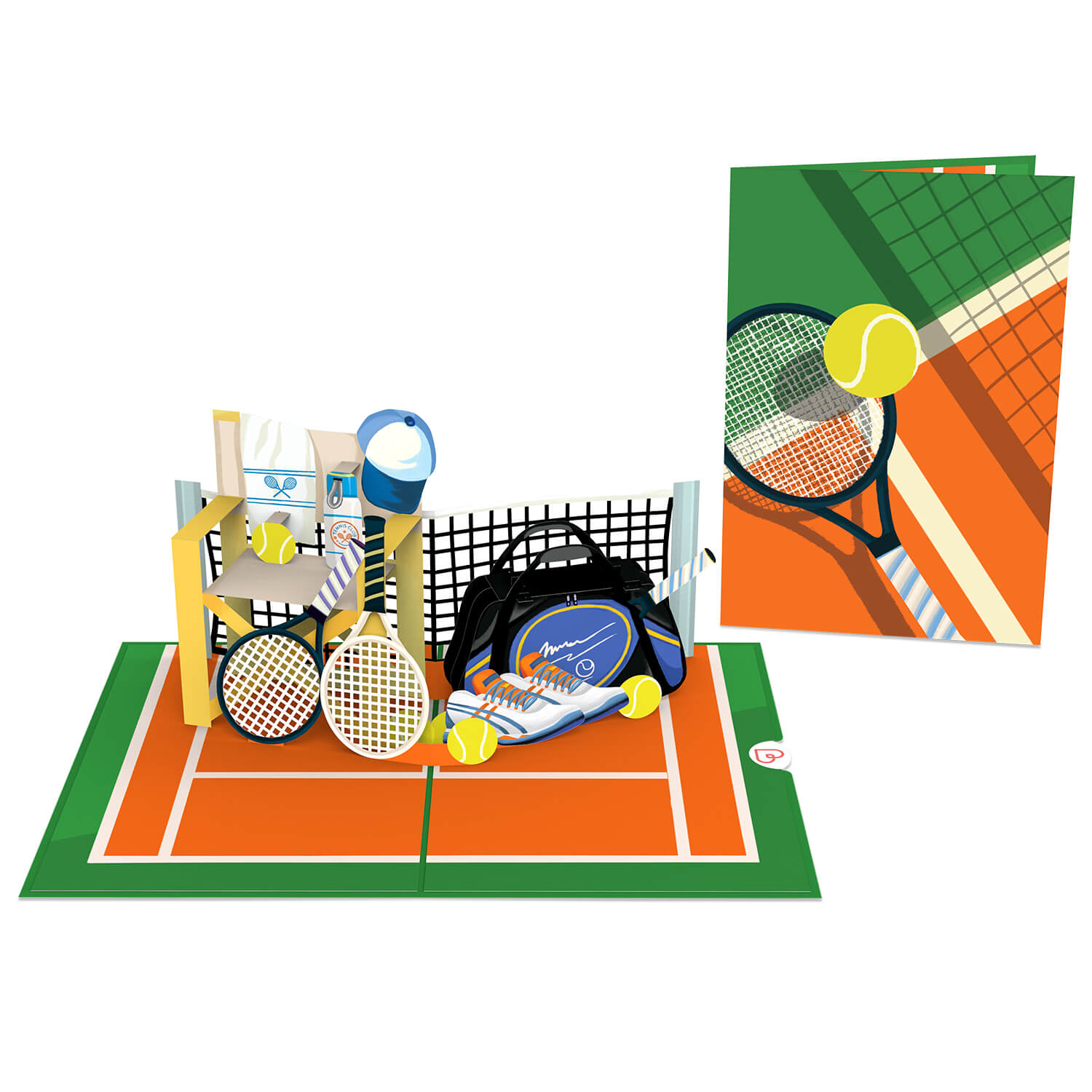 Tennis Pop-Up Card