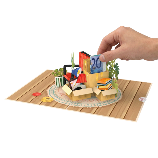 Moving Pop-Up Card