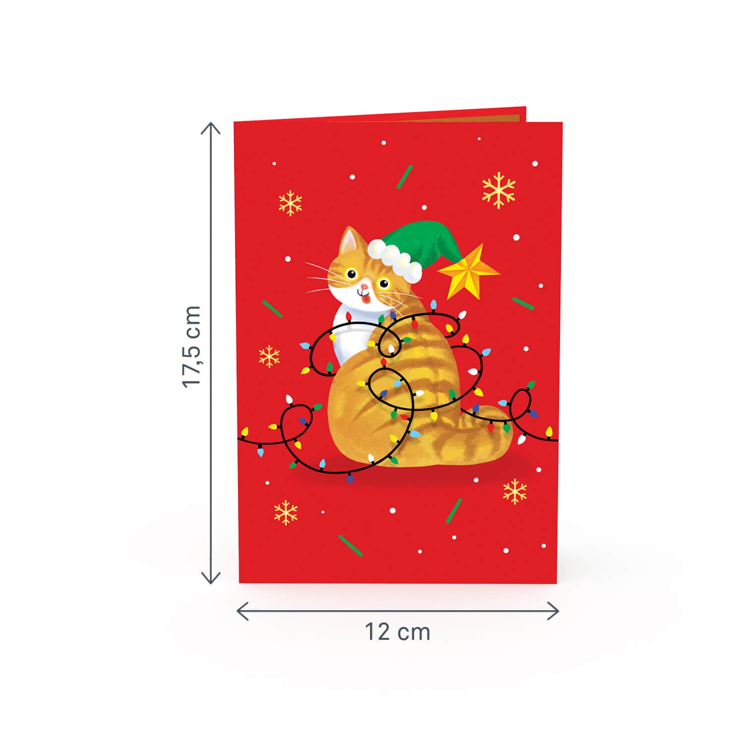 Christmas Tree with Cats Pop-Up Card