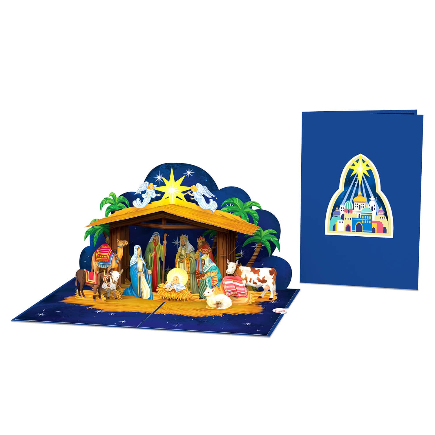 Christmas Nativity Scene Pop-Up Card