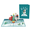 Christmas llamas Pop-Up Card