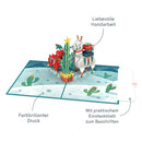 Christmas llamas Pop-Up Card