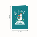 Christmas llamas Pop-Up Card