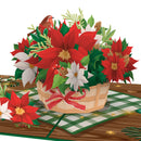 Weihnachtsstern Pop-Up Karte