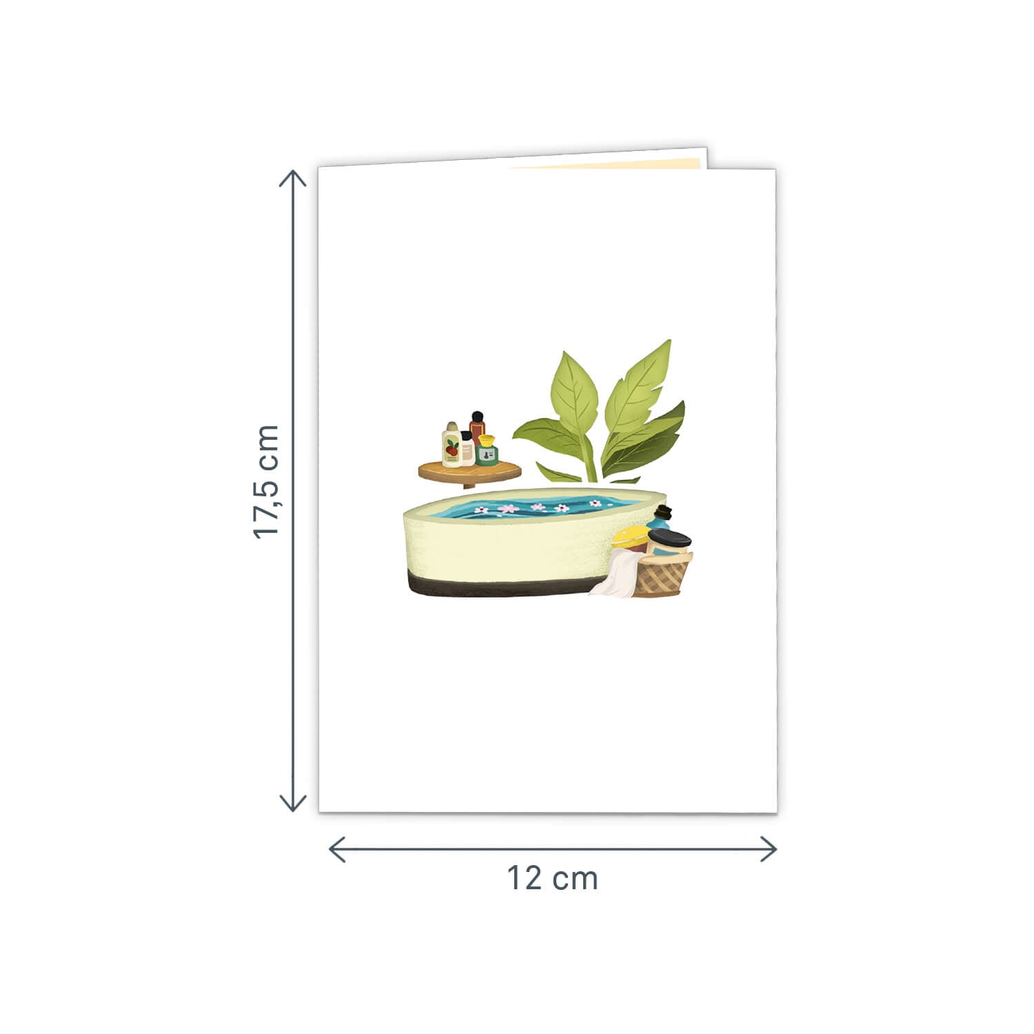 Wellness & Sauna Pop-Up Card