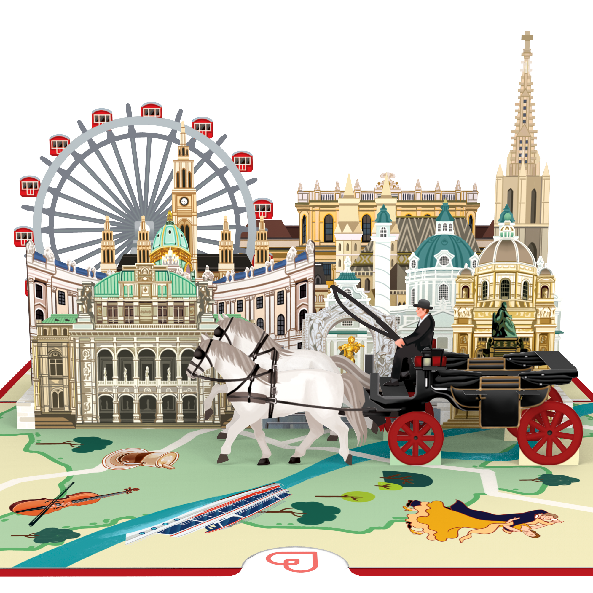 Vienna Pop-Up Map