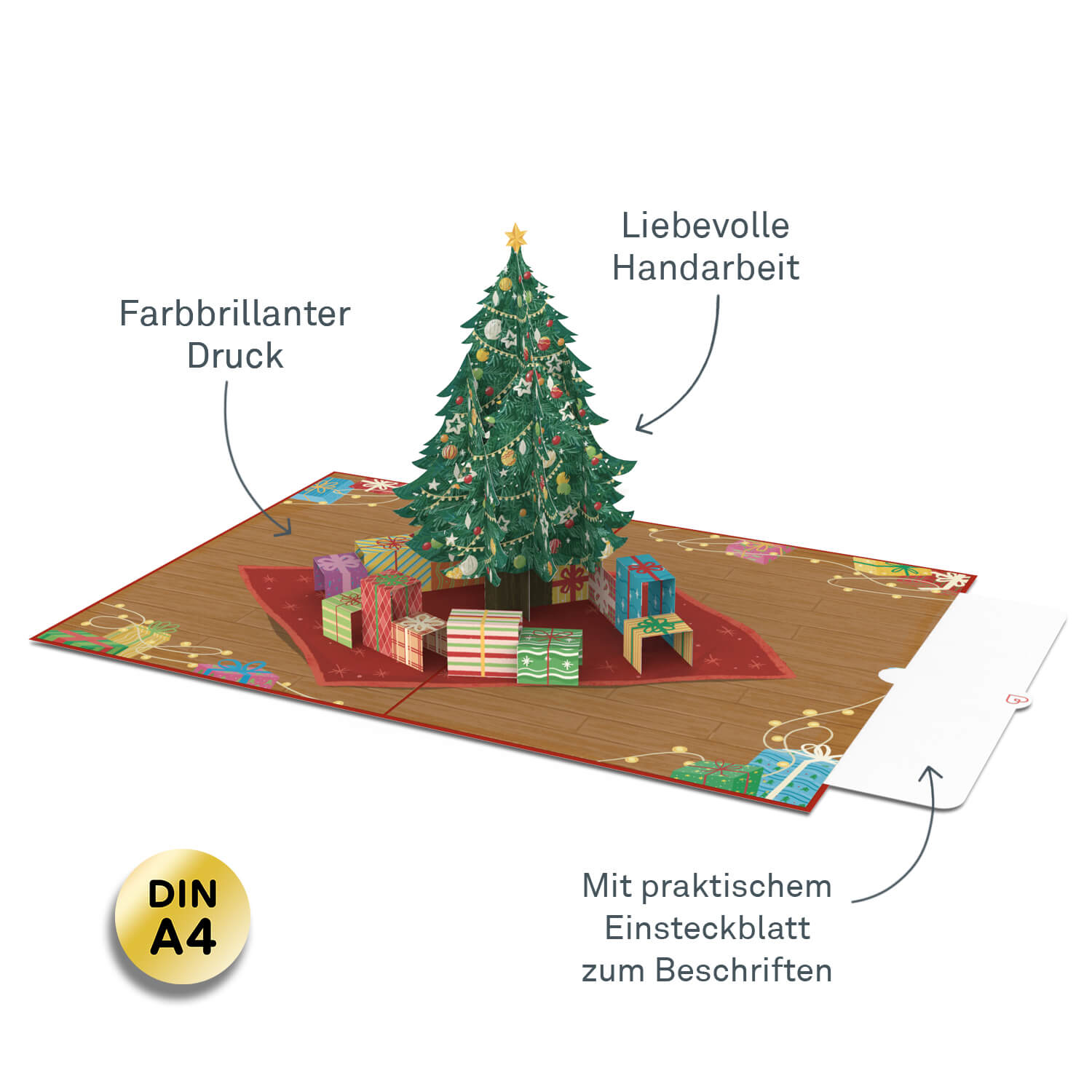 XXL Christmas Tree Pop-Up Card